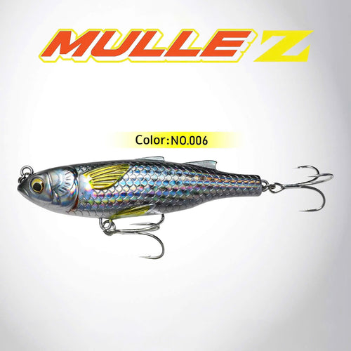 Mullet A3GeDa Lure Fishing MegaBarra / Style: TOPWATER - WALK-the-DOG BAIT