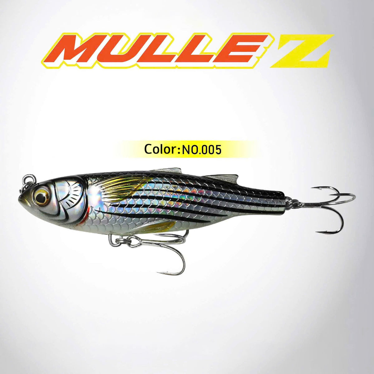 Mullet A3GeDa Lure Fishing MegaBarra / Style: TOPWATER - WALK-the-DOG BAIT