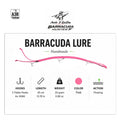 NEW-Barracuda Lure Handmade Floating | 35cm x25Gram x3Hook x6Color