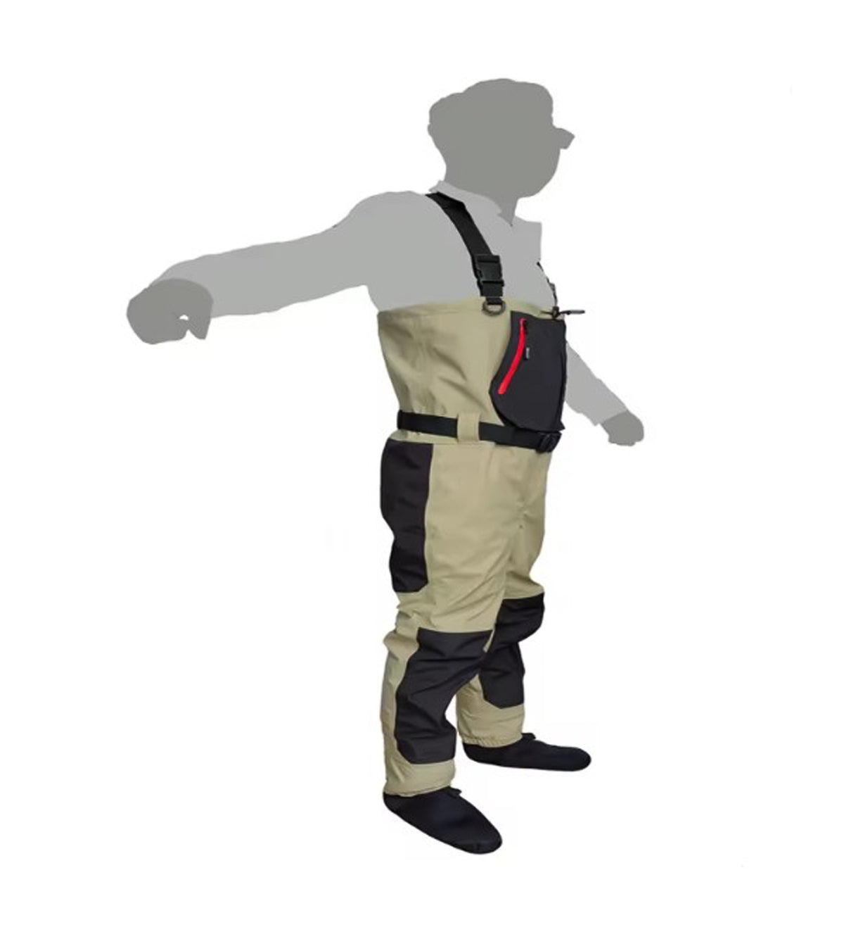 Fly Fishing Waders – Neoprene Foot, Waterproof & Breathable | S–XXXL
