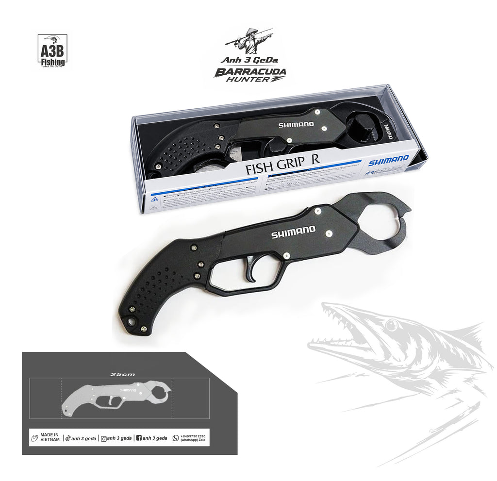 Shimano UE-302T Fish Grip R – Ergonomic Locking Fish Holder | 246mm