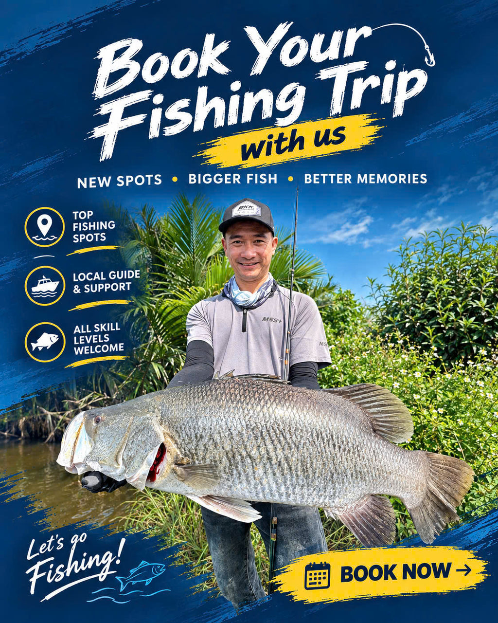 Vietnam Barramundi Fishing Tour – Ho Chi Minh City | Anh 3 GeDa
